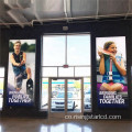 Indoor Doppiu Latu Hanging Display LCD